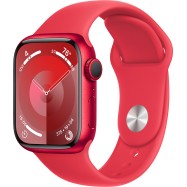 Apple Watch Series 9 GPS 41mm (PRODUCT)RED Aluminium Case with (PRODUCT)RED Sport Band - S/M,Model A2978