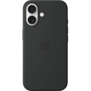 iPhone 16 Silicone Case with MagSafe - Black,Model A3313
