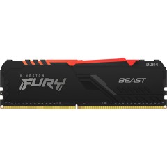 Kingston 16GB 3200MT/<wbr>s DDR4 CL16 DIMM 1Gx8 FURY Beast RGB