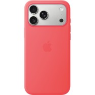 iPhone 17 Pro Max Silicone Case with MagSafe - Bright Guava,Model A3560..