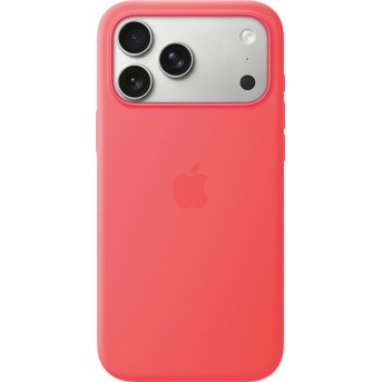 iPhone 17 Pro Max Silicone Case with MagSafe - Bright Guava,Model A3560 в Metoo.kz - Metoo (1)