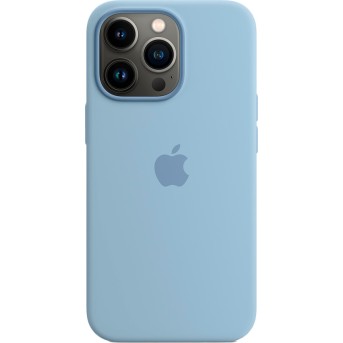 iPhone 13 Pro Silicone Case with MagSafe – Blue Fog,Model A2707 - Metoo (1)