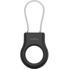 BELKIN Secure Holder with Wire Cable - Airtag - Black
