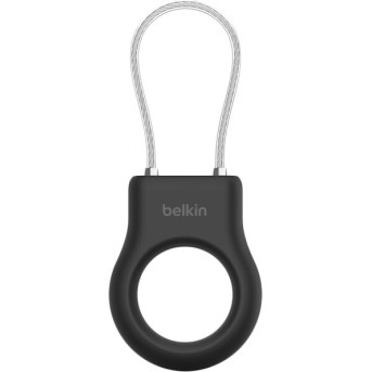 BELKIN Secure Holder with Wire Cable - Airtag - Black - Metoo (1)