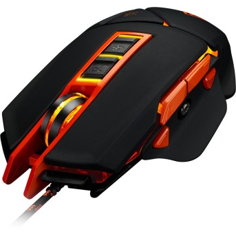 CANYON Optical gaming mouse, adjustable DPI setting 800/<wbr>1600/<wbr>2400/<wbr>3200/<wbr>4800/<wbr>6400, LED backlight, moveable weight slot and retractable top cover for comfortable usage, Black rubber, cable length 1.70m, 137*90*42mm, 0.154kg(replacement) - Metoo (4)