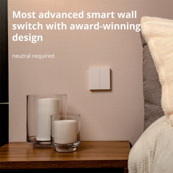 Aqara Smart Wall Switch H1 (with neutral, double rocker): Model: WS-EUK04; SKU: AK074EUW01 - Metoo (11)