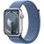 Apple Watch Series 9 GPS 45mm Silver Aluminium Case with Winter Blue Sport Loop,Model A2980 - Metoo (1)