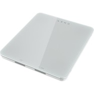 Умные кухонные весы AENO KS1S, максимальная нагрузка - 8 кг, Bluetooth, более 10 000 продуктов и блюд, анализ по 25 показателям, режим для кофе, 6 единиц измерения: кг, г, фунты, унции, жидкие унции, мл, материал - стекло.