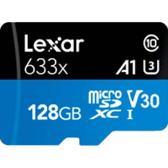 LEXAR 128GB High-Performance 633x microSDXC UHS-I, up to 100MB/<wbr>s read 45MB/<wbr>s write C10 A1 V30 U3, Global - Metoo (1)
