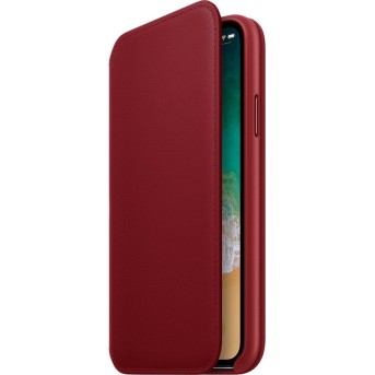 iPhone X Leather Folio - (PRODUCT) RED - Metoo (3)