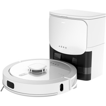 AENO Robot Vacuum Cleaner RC4S: wet & dry cleaning, smart control AENO App, HEPA filter, 2-in-1 tank - Metoo (8)