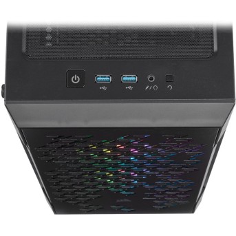 CORSAIR iCUE 220T RGB Airflow Tempered Glass Mid-Tower Smart Case, Black - Metoo (4)