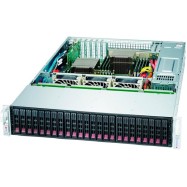 Supermicro Server Chassis CSE-216BE1C-R920LPB, 2U, MB EEATX 13.68x13, EATX 12x13, ATX 12x10, 24x2.5 Hot-swap SAS3/SATA, 24-port SAS3 12Gbps single-expander backplane, 2x2.5 hot-swap drive bay Optional, 7xLP slots, 1+1 920W RPS, 3xFan, Rails, Black