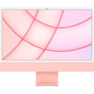 iMac 24-inch, A2438, PINK, M1 chip with 8C CPU and 8C GPU, 16-core Neural Engine, 16GB unified memory, Gigabit Ethernet, Two Thunderbolt / USB 4 ports, Two USB 3 ports, 256GB SSD storage, MAGIC MOUSE 2-INT, MAGIC KEYBOARD W/ TOUCH ID-SUN
