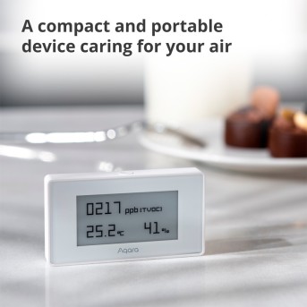 Aqara TVOC Air Quality Monitor: Model No: AAQS-S01; SKU: AS029GLW02 - Metoo (10)