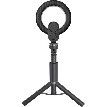 LORGAR Circulus 910, Streaming web camera, 5MP 2592X1944 max resolution, up to 60fps, 1/2.8", Sony STARVIS CMOS image sensor, full glass lens, 5.5'' built-in ring light (1700-14 000K), foldable tripod, auto focus, dual microphones with AI noise reduc в Metoo.kz - Metoo (3)