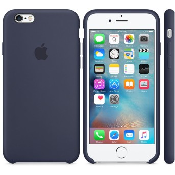 Чехол для смартфона Apple iPhone 6s Силиконовый Темно-синий - Metoo (4)