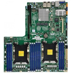 Серверная материнская плата SuperMicro MBD X11DDW NT O Motherboard Dual Socket P (LGA 3647) supported, CPU TDP support 205W, 2 UPI up to 10.4 GT/<wbr>s.