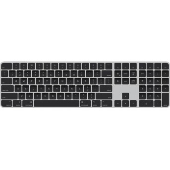 Magic Keyboard with Touch ID and Numeric Keypad for Mac models with Apple silicon - Black Keys - Russian,Model A2520 - Metoo (4)