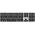 Magic Keyboard with Touch ID and Numeric Keypad for Mac models with Apple silicon - Black Keys - Russian,Model A2520 - Metoo (4)