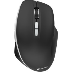 Canyon 2.4 GHz Wireless mouse ,with 7 buttons, DPI 800/<wbr>1200/<wbr>1600, Battery: AAA*2pcs,Black,72*117*41mm, 0.075kg