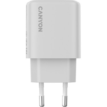 CANYON charger OnCharge 200 20W 1xPD EU White в Metoo.kz - Metoo (2)