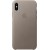 Чехол для смартфона Apple iPhone X Кожаный Темно-серый - Metoo (1)