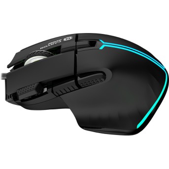 CANYON Fortnax GM-636, 9keys Gaming wired mouse,Sunplus 6662, DPI up to 20000, Huano 5million switch, RGB lighting effects, 1.65M braided cable, ABS material. size: 113*83*45mm, weight: 102g, Black - Metoo (5)
