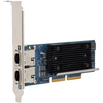 Сетевая карта NetXtreme P210tp (BCM957416A4160C) SGL NX-E Dual-Port 10GBase-T RJ-45 Ethernet Adapter, LP + FH brackets incl, BOX - Metoo (1)