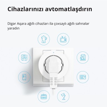 Умная розетка (переходник) Aqara Smart Plug (EU) (AP007EUW01) - Metoo (8)