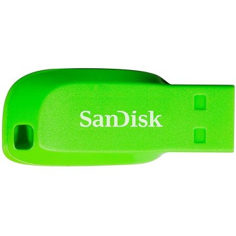 SanDisk Cruzer Blade 16GB Electric Green; EAN: 619659141080 - Metoo (1)