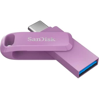 SanDisk Ultra Dual Drive Go USB Type- C, Lavender, Global, 400MB/s 128GB в Metoo.kz - Metoo (1)