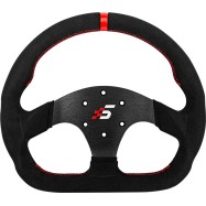 D-Shaped Steering wheel without HUB | 325mm | Alcantara..