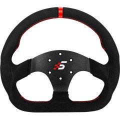 D-Shaped Steering wheel without HUB | 325mm | Alcantara..