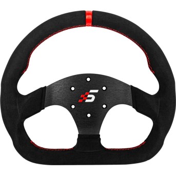 D-Shaped Steering wheel without HUB | 325mm | Alcantara в Metoo.kz - Metoo (1)