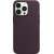 iPhone 13 Pro Leather Case with MagSafe - Dark Cherry, Model A2703 - Metoo (1)