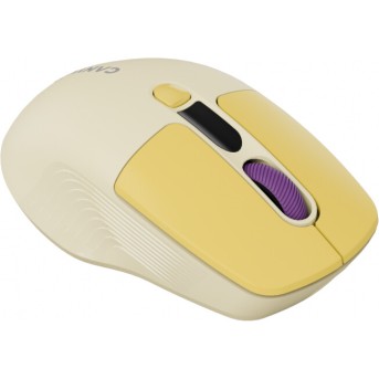 CANYON mouse MW-26 LCD Silent Dual Mode Wireless Yellow в Metoo.kz - Metoo (8)