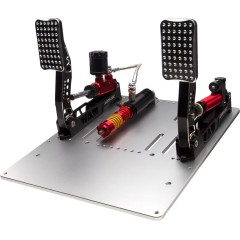 Crimson Edition | Hydraulic Dual-pedal Set | 100kg Loadcell | Standard Throttle Plate..