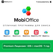 MobiOffice Premium (Yearly subscription) for MacOS OEM..