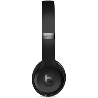 Наушники беспроводные Apple Beats Solo3 Wireless On-Ear Headphones - Black (MP582ZE/<wbr>A) - Metoo (3)