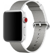 Ремешок для Apple Watch 42mm White Из плетенного нейлона (Demo)