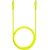 ttec USB-C - USB-C 60W PD/QC Fast Charging/Data Cable, 120cm, Neon Yellow в Metoo.kz - Metoo (2)