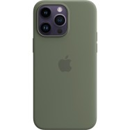 iPhone 14 Pro Max Silicone Case with MagSafe - Olive,Model A2913