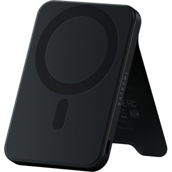 SATECHI Qi2 5K Magnetic Power Bank with Stand (Black) в Metoo.kz - Metoo (1)