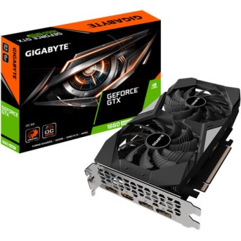 Видеокарта Gigabyte GeForce GTX 1660 SUPER OC GV-N166SOC-6GD (6 Гб) - Metoo (1)