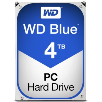 Внутренний жесткий диск Western Digital Blue 4TB SATA 3.5" 5400RPM 64Mb WD40EZRZ (4 Тб, 3.5 дюйма, SATA, HDD (классические)) - Metoo (2)