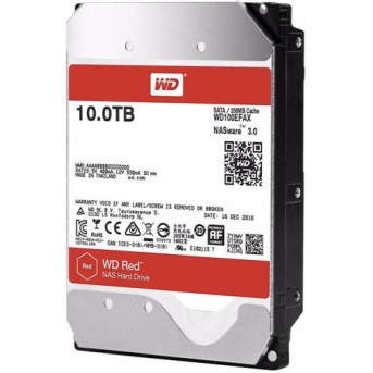 Внутренний жесткий диск Western Digital WD RED WD100EFAX (10 Тб, 3.5 дюйма, SATA, HDD (классические)) - Metoo (1)