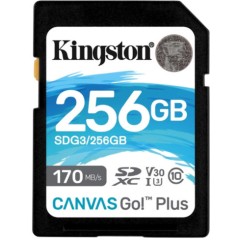Флеш (Flash) карты Kingston Canvas Go! Plus SDG3/<wbr>256GB (256 ГБ)