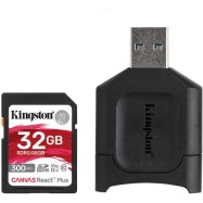 Флеш (Flash) карты Kingston Canvas React Plus + USB Adapter MLPR2/32GB (32 ГБ)
