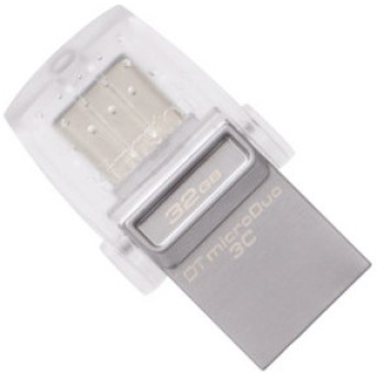 USB флешка (Flash) Kingston DataTraveler microDuo 3C 32GB DTDUO3C/<wbr>32GB - Metoo (1)